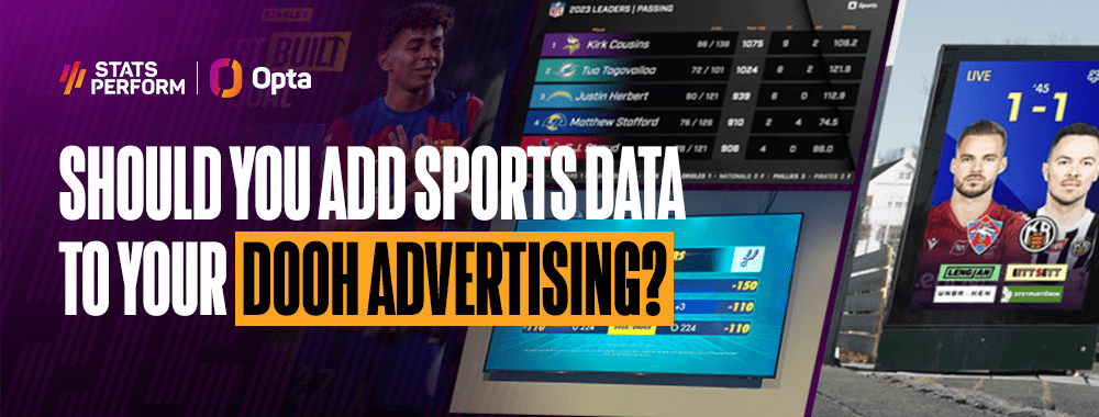 Banner publicitario DOOH
